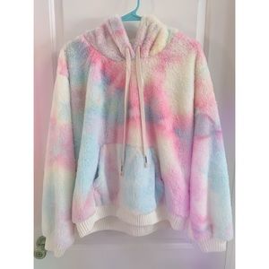 Cotton Candy Fuzzy POL Hoodie 💕